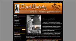 Desktop Screenshot of marekhradecky.sk